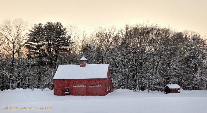 This barn located near Franklin, Ma looks like it escape from a fairy tale book