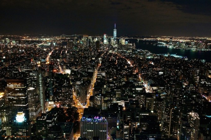 Captured by this amazing late night view taken from the Empire State Building in New York. - ©Hans Nagl - All Rights Reserved